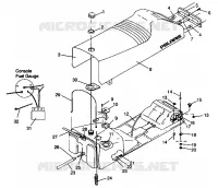 SEAT   GAS TANK ASSEMBLY CLASSIC 0942865 (4924962496004A)