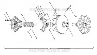 DRIVE CLUTCH STAR, SPRINT AND SPRINT E/S (4912721272008A)