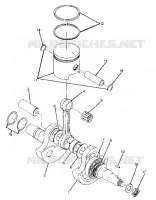CRANKSHAFT AND PISTON ASSEMBLY (4917741774037A)
