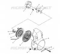RECOIL STARTER CLASSIC TOURING 0963365 AND EUROPEAN CLASSIC TOURING E963365 (4933623362D002)