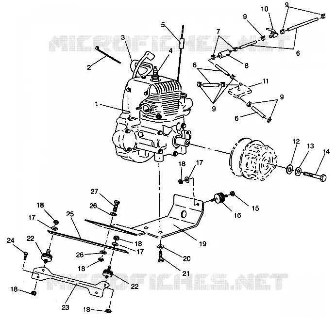 ENGINE MOUNTING STARLITE GT 0943127 (49250125010024)