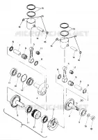 PISTON AND CRANKSHAFT WIDETRAK (4919301930027A)