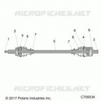 DRIVE TRAIN, HALF SHAFT, FRONT
