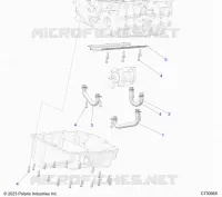 ENGINE, OIL TUBES