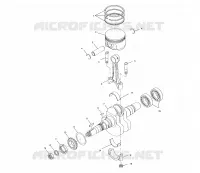 CRANKSHAFT AND PISTON