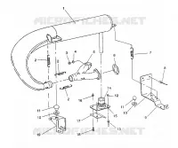 EXHAUST SYSTEM 500 EFI / 0930674 AND  500 EFI SKS / 0930574 (4922962296026A)