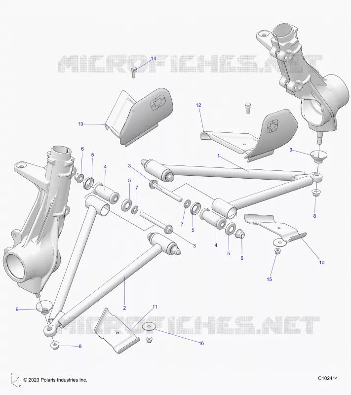 SUSPENSION, A-ARM AND STRUT MOUNTING