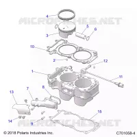 CYLINDER AND PISTON
