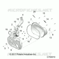 DRIVE TRAIN, CLUTCH COVER AND DUCTING