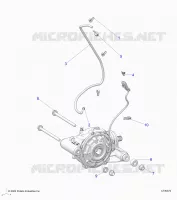 DRIVE TRAIN, FRONT GEARCASE MOUNTING