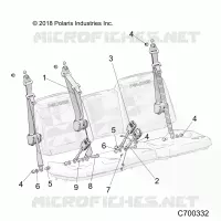 SEAT BELT AND MOUNTING