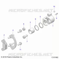 BRAKES, REAR CALIPER
