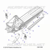 CHASSIS, CLUTCH GUARD, FOOTRESTS, AND RUNNING BOARDS