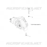 DRIVE TRAIN, GEARCASE MOUNTING, FRONT