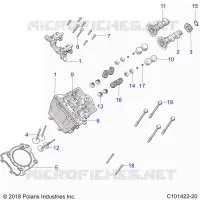 ENGINE, CYLINDER HEAD, CAMS AND VALVES