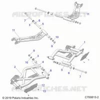 REAR SUSPENSION CONTROL ARMS