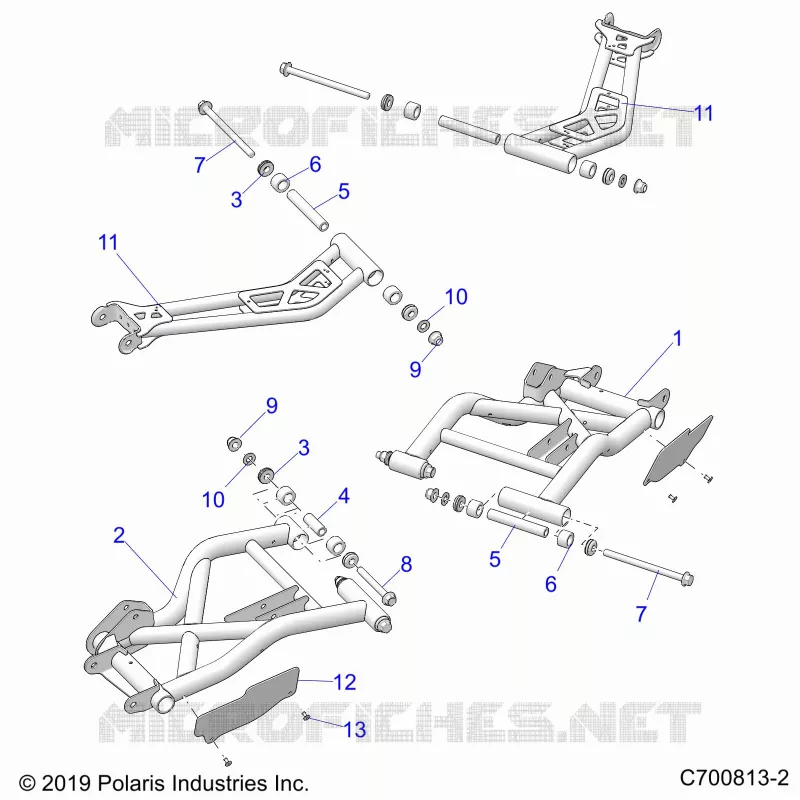 REAR SUSPENSION CONTROL ARMS