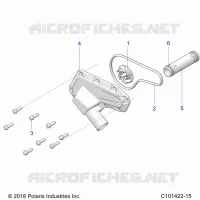 ENGINE, WATERPUMP IMPELLER AND COVER