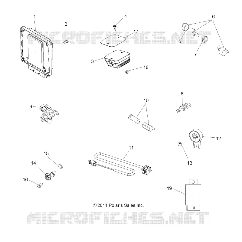 SWITCHES, SENSORS, ECU AND CONTROL MODULES