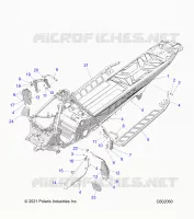 CHASSIS, CLUTCH GUARD, FOOTRESTS, AND RUNNING BOARDS
