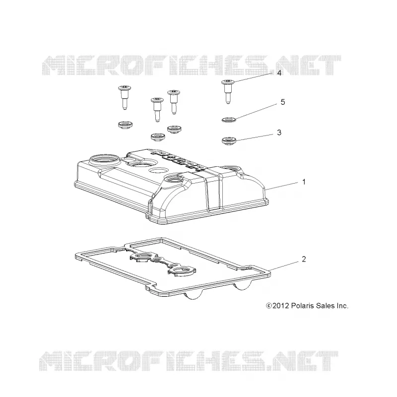 ENGINE, VALVE COVER