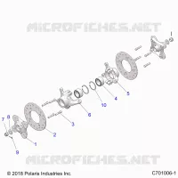 FRONT SUSPENSION CARRIER AND HUB