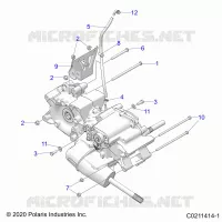 DRIVE TRAIN, MAIN GEARCASE MOUNTING