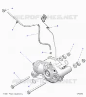 DRIVE TRAIN, FRONT GEARCASE MOUNTING
