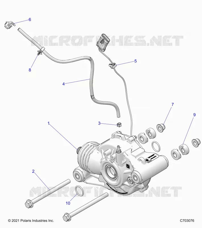 DRIVE TRAIN, FRONT GEARCASE MOUNTING