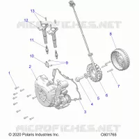 ELECTRICAL, IGNITION SYSTEM, W/STATOR COVER