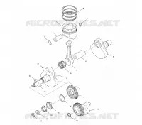 CRANKSHAFT AND PISTON