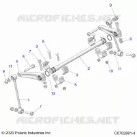 SUSPENSION, FRONT STABILIZER BAR
