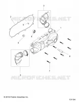 DRIVE TRAIN, CLUTCH COVER AND DUCTING