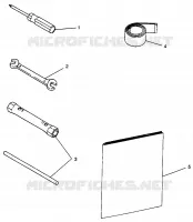 TOOL KIT    LITE GT 0973133 AND EUROPEAN LITE GT E973133 (4938253825A014)