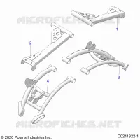 REAR SUSPENSION CONTROL ARMS