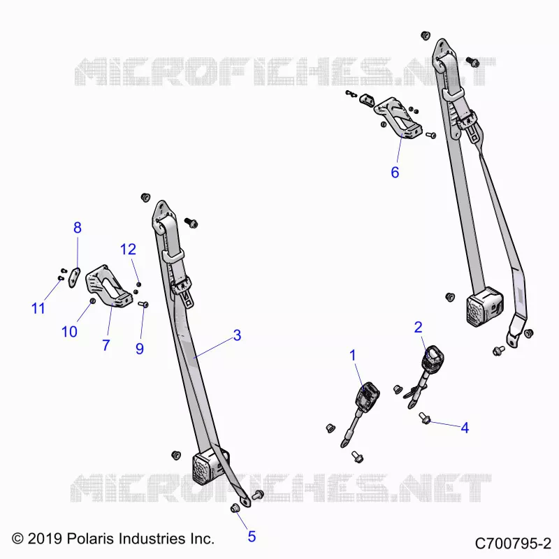 SEAT BELT MOUNTING