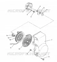 RECOIL STARTER ASSEMBLY XLT/0930767,XLT SP/0930667    XLT SKS/0930567 (4923012301040A)