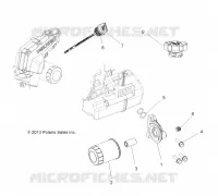 OIL FILTER AND DIPSTICK