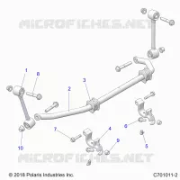SUSPENSION, FRONT STABILIZER BAR- G21GAB99CM/FM (C701011-2)