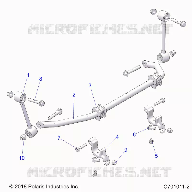 SUSPENSION, FRONT STABILIZER BAR- G21GAB99CM/FM (C701011-2)