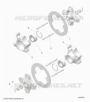 SUSPENSION, REAR CARRIER AND HUB