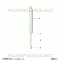 SUSPENSION, REAR SHOCK TRACK