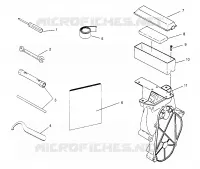 TOOL KIT    500 CARB 0962764, 500 CARB SKS 0962564, EUROPEAN 500 CARB SKS E962 (4931873187B009)