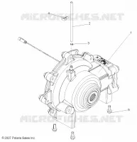DRIVE TRAIN, FRONT GEARCASE (BUILT 8/29/07 AND AFTER)