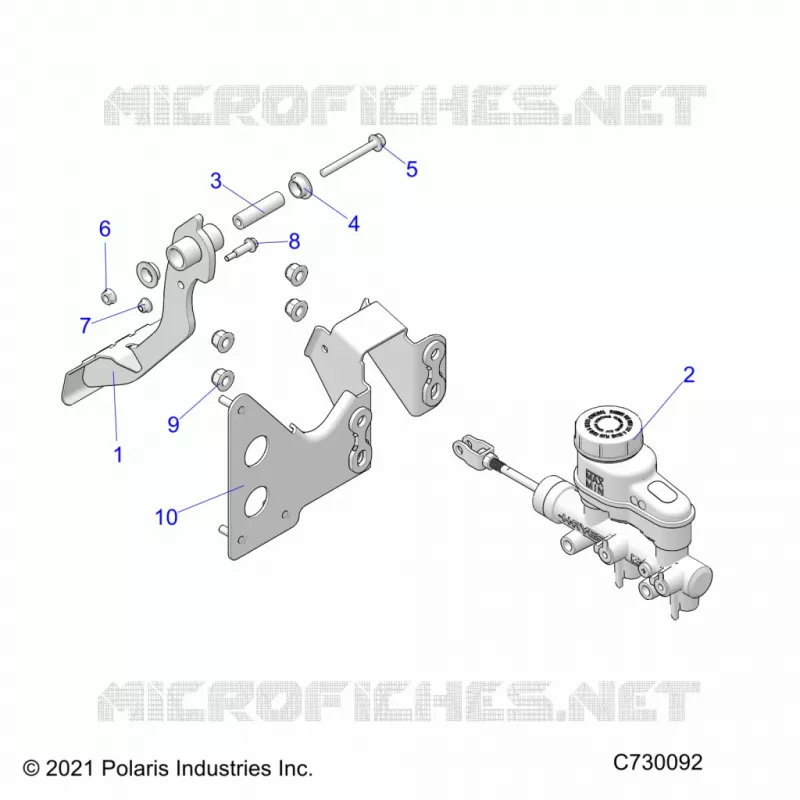BRAKES, PEDAL AND MASTER CYLINDER