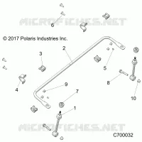 SUSPENSION, FRONT STABILIZER BAR- R21RRE99JA (C700032)