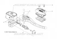 BRAKES, RIGHT HAND MASTER CYLINDER