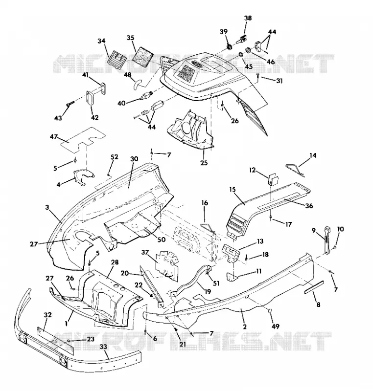 NOSEPAN   CONSOLE INDY LITE AND STAR LITE (4919311931005A)