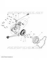 ENGINE, STATOR AND FLYWHEEL