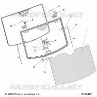 OPT, PREM, WINDSHIELD, TIP OUT- R20RSU99/A/B (C700485)